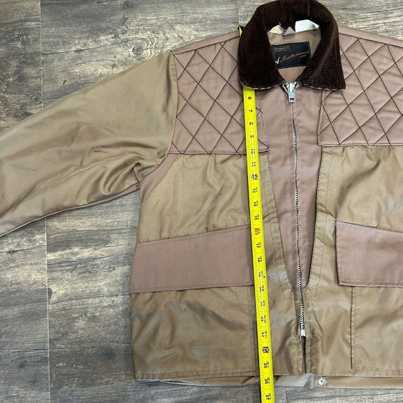 Vintage Sears Ted Williams Field Hunting Jacket Tan/Brown Men Size Large - Picture 7 of 12